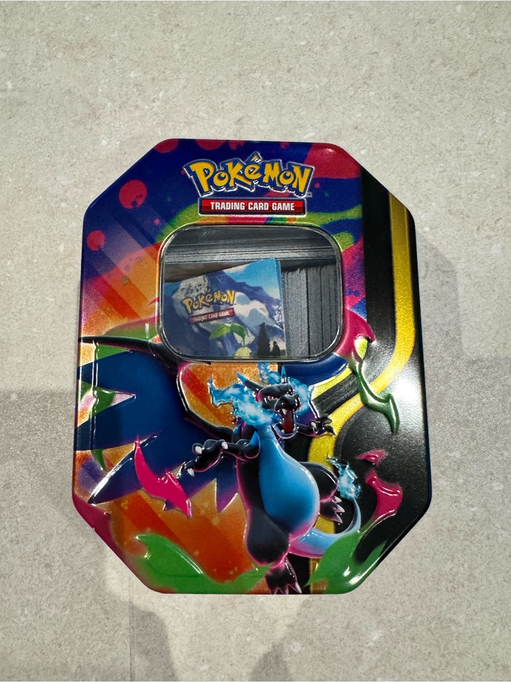 POKÉMON CHARIZARD TIN with MISC BULK